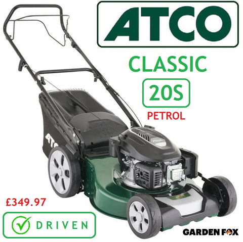SALE best PRICE £349.97* - CLICK & COLLECT or Visit store and Purchase ATCO CLASSIC 20S - 20" Driven Petrol Mower 2L0536047/MC £349.97 LA