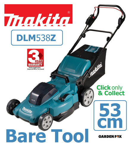 CLICK & COLLECT ONLY - new £329.97 MAKITA DLM538Z BL LXT 36V 18Vx2 53cm Lawnmower BARE TOOL - DLM538Z Click & Collect ONLY LA**** PAYPAL & AMEX payments ONLY online or call free on 0800 731 7008 to pay via VISA MASTERCARD ****