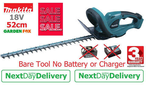 SALE best PRICE - £99.97 - BARE TOOL - new MAKITA 18V Cordless HEDGECUTTER 52cm DUH523Z  0088381673686 HEC