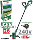 SALE PRICE - £41.77 - BOSCH EasyGrassCUT 26 Electric STRIMMER - 06008C1J71 - 4059952611488 STM