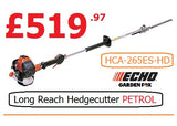 new ** CLICK & COLLECT or purchase in store *** Echo HCA-265ES-HD Long Reach Hedgecutter - 5-Year Warranty - ECHOHCA265ESHD HEC