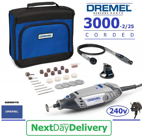 SALE best PRICE - £82.97 DREMEL 3000-2/25 extras Multi-Tool in carry case F0133000HB 8710364080830 DR