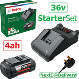 SALE Best PRICE - £166.97 Genuine BOSCH Battery STARTER PACK 36V 4AH F016800622 4059952627847 ROTAK Mowers **** PAYPAL payments ONLY online **** for ALL CARD PAYMENTS call our sales team on - 077 868 10644 - to pay via VISA MASTERCARD AMEX  ****