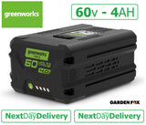 Best PRICE £189.97 new GreenWORKS 60V 4AH - BATTERY PACK G60B4 - 6952909015552