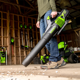 Genuine GREENWORKS Axial GD60AB 60V 4.0AH Cordless PRO Blower KIT 8938528991932+67100 LV