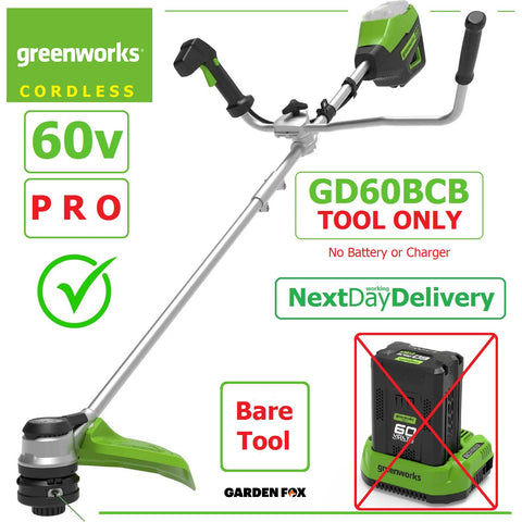 new £219.97 - GREENWORKS GD60BCB 60V Cordless STRIMMER ( TOOL ONLY ) 6952909067087 BCH