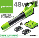 SALE best PRICE £209.97 Greenworks Axial Cordless Battery Leaf Blower GD24X2BVK2X 6952909065038 LV **** PAYPAL & AMEX payments ONLY online or call free on 0800 731 7008 to pay via VISA MASTERCARD ****
