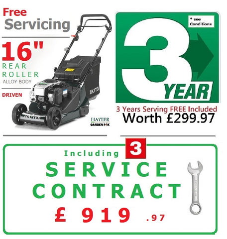 FREE Servicing - new £919.97 Hayter * CLICK & COLLECT or visit & purchase in store * new Hayter Harrier 41 16" VS Autodrive Rear Roller MOWER - Code 375A  Mower Cost New £919.97 LA