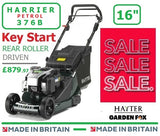 FREE Servicing - new £1029.97 Hayter * CLICK & COLLECT or visit & purchase in store * new Hayter Harrier 41 16" VS Button Start Autodrive Rear Roller MOWER Code 376B Mower Cost new £1029.97 LA