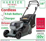 SALE PRICE - £1069.97* - CLICK & COLLECT OR visit & purchase in store ** new Hayter Harrier 41 16" VS Autodrive Rear Roller MOWER 60V 8.0AH Code 377A - CORDLESS ( Battery ) LA £1069.97 SOH