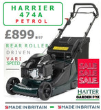 FREE Servicing - new £1049.97 Hayter * CLICK & COLLECT or visit & purchase in store * new Hayter Harrier 48 Autodrive Rear Roller MOWER - Code 474A Mower Cost New £1049.97 LA