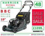 SALE PRICE - £1099.97* - HAYTER * Click & Collection or purchase in store *  new Hayter Harrier 48 VS Autodrive BBC Rear Roller MOWER - Code 475B LA SOH *** PAY PAL & AMEX payments ONLY or call 0800 731 7008 to pay via VISA MASTERCARD ****