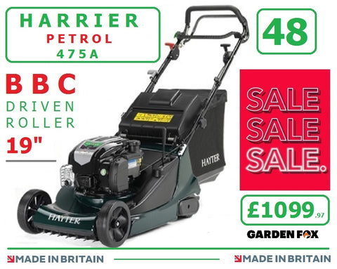 SALE PRICE - £1099.97* - HAYTER * Click & Collection or purchase in store *  new Hayter Harrier 48 VS Autodrive BBC Rear Roller MOWER - Code 475B LA SOH *** PAY PAL & AMEX payments ONLY or call 0800 731 7008 to pay via VISA MASTERCARD ****