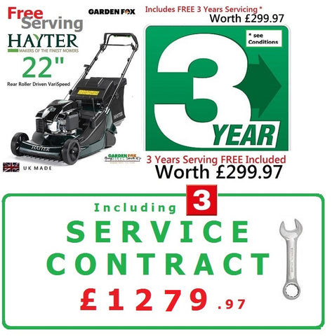 FREE Servicing - new £1279.97 Hayter * CLICK & COLLECT or visit & purchase in store * new Hayter Harrier 56 Autodrive Rear Roller 22" MOWER - Code 574A Mower Cost New £1279.97 LA