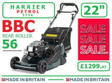 FREE Servicing - new £1459.97 Hayter **** CLICK & COLLECT or purchase in store **** new Hayter Harrier 56 VS Autodrive BBC Rear Roller 22" MOWER - Code 575A - Mower Cost New £1459.97 LA