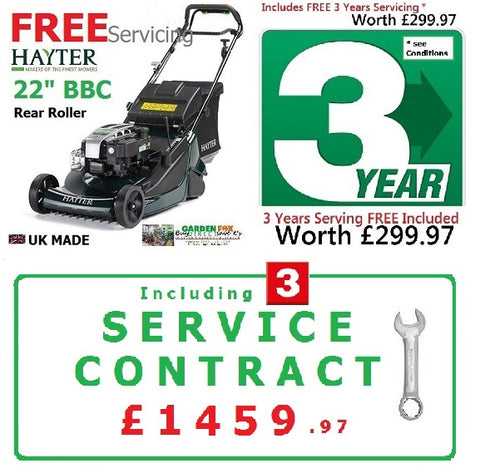 FREE Servicing - new £1459.97* Hayter **** CLICK & COLLECT or purchase in store **** new Hayter Harrier 56 VS Autodrive BBC Rear Roller 22" MOWER - Code 575A - Mower Cost New £1459.97 LA