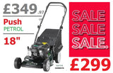 SALE best PRICE - £299.97** CLICK & COLLECT or Purchase in Store ** Hayter Osprey 46 (18") Push Petrol ROTARY MOWER - HAY 610B LA