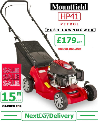 SALE best PRICE - £179.97 - MOUNTFIELD HP41 Push Petrol 15" Lawnmower 297411043/M21 - 8008984844964 LA **** PAYPAL payments ONLY online **** for ALL CARD PAYMENTS call our sales team on - 07786 810644 - to pay via VISA MASTERCARD AMEX  ****