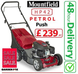 SALE best PRICE £219.97 - MOUNTFIELD HP42 Push Petrol 4 Wheeled Lawnmower 2L0431048/M19 8008984815858 LA **** PAYPAL & AMEX payments ONLY online or call free on 0800 731 7008 to pay via VISA MASTERCARD ****