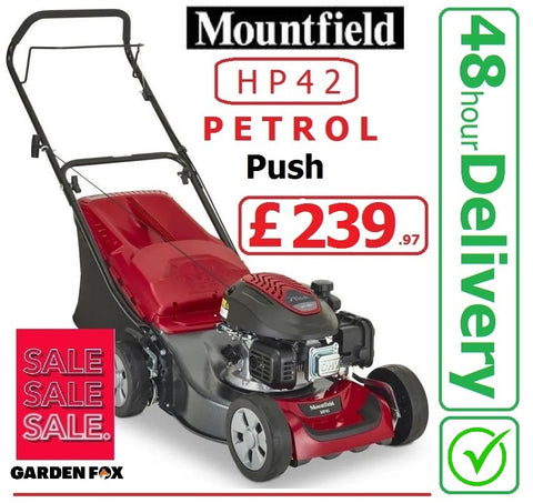 SALE best PRICE £219.97 - MOUNTFIELD HP42 Push Petrol 4 Wheeled Lawnmower 2L0431048/M19 8008984815858 LA **** PAYPAL & AMEX payments ONLY online or call free on 0800 731 7008 to pay via VISA MASTERCARD ****