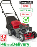 SALE PRICE - £279.97 - MOUNTFIELD SP42 Driven Petrol 16" Lawnmower - 2L0432048/M19 8008984815865 LA