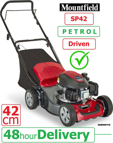 SALE PRICE - £279.97 - MOUNTFIELD SP42 Driven Petrol 16" Lawnmower - 2L0432048/M19 8008984815865 LA