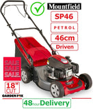 SALE best PRICE - £319.97-  new MOUNTFIELD SP46 Driven Petrol 18" Lawnmower 297411043/M21 - 8008984839090 LA **** PAYPAL & AMEX payments ONLY online or call free on 0800 731 7008 to pay via VISA MASTERCARD ****