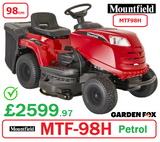 SALE PRICE - £2599.97* CLICK & COLLECT or visit & purchase in store for local delivery * - new MOUNTFIELD MTF 98H Collector Hydrostatic Transmission Key Start Ride on MOWER Side COLLECTOR 38.5"/98cm RO
