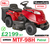 SALE PRICE - £2199.97* CLICK & COLLECT or visit & purchase in store for local delivery * - new MOUNTFIELD MTF 98H Collector Hydrostatic Transmission Key Start Ride on MOWER Side COLLECTOR 38.5"/98cm RO