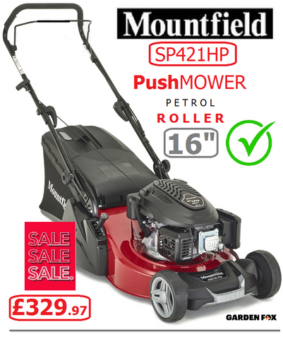 SALE best PRICE - £329.97* CLICK & COLLECT or Visit store and Purchase in store - MOUNTFIELD SP421R HP Push 16" Rear Roller Petrol Mower £329.97 LA