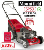 SALE best PRICE - £339.97* CLICK & COLLECT or Visit store and Purchase MOUNTFIELD SP53 Driven Petrol 4 Wheeled Lawnmower 2L0536048/M21 LA