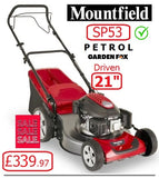SALE best PRICE - £339.97* CLICK & COLLECT or Visit store and Purchase MOUNTFIELD SP53 Driven Petrol 4 Wheeled Lawnmower 2L0536048/M21 LA