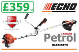 new £359.97 ** CLICK & COLLECT or purchase in store ** ECHO SRM237TESU Petrol Strimmer - 5 Year Warranty - ECHOSRM237TESU BCH