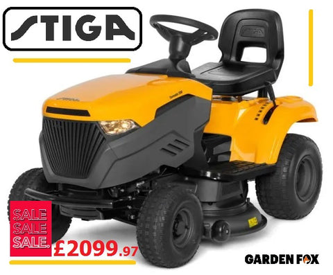 SALE PRICE - £2099.97 - * CLICK & COLLECT or visit & purchase in store for delivery * - new STIGA TORNADO 398 ST Side Discharge / Multi Clip Hydrostatic Transmission Key Start Ride on MOWER 38.5"/98cm RO £2099.97