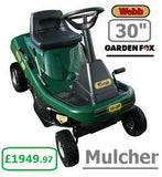 new £1849.97(-5%)* - *Click & Collect/Buy in store for Local Delivery* - new WEBB 12530 30" Key Start Ride On Mower 30" Mulcher CUT Manual Transmission LA RO