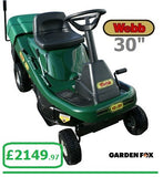 new £2149.97 - *Click & Collect/Buy in store for Local Delivery* - new WEBB 12530 30" Key Start Ride On Mower inc Grass Collector 30" CUT Manual Transmission LA RO
