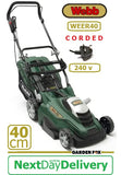 SALE best PRICE - £139.97 - WEBB Mains 240V Corded Electric Lawnmower 16" 40cm WEER40 5055661901093 LA **** PAYPAL payments ONLY online **** for ALL CARD PAYMENTS call our sales team free on 0800 731 7008 to pay via VISA MASTERCARD AMEX  ****