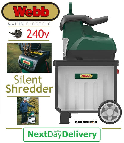 SALE best PRICE - £219.99 - WEBB WEESS Mains Electric 2800w Silent Garden SHREDDER WEESS 5055661903981 ****PAY PAL & AMEX payments ONLY or call 0800 731 7008 to pay via VISA MASTERCARD****
