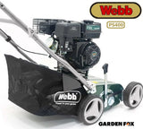 SALE PRICE - £359.97* - WEBB - CLICK & COLLECT ONLY or purchase in store * Webb PLS400 Petrol Scarifier 16" / 40cm Lawn & Moss Remover Machine WEBBPLS400P LA