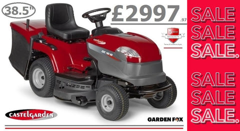 SALE best PRICE £2997.97* - * CLICK & COLLECT or visit & purchase in store * - new CASTELGARDEN XDC160HD 38.5" Cut Ride on Mower Hydrostatic Transmission Key Start Rear Collector RO