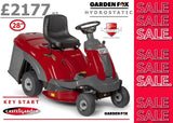 SALE PRICE - £2177.97* - CLICK & COLLECT or visit & purchase in store * - new CASTEL XF135HD Hydrostatic Transmission Key Start Ride on MOWER RO - £2197.97