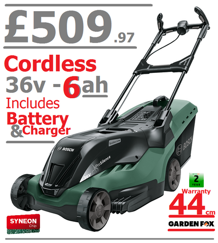 new £509.97 Bosch Advanced ROTAK 36-850 Cordless LAWNMOWER 06008B9875 4059952526959 LA