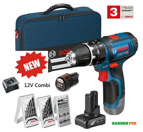 new £155.97 Bosch GSB12V-15 COMBI Drill/Driver PLUS EXTRAS 06019B697K 3165140996990