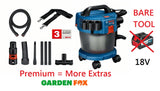 new £144.97 BARE TOOL Bosch GAS18V-10L - PREMIUM - VACUUM 06019C6302 3165140995405
