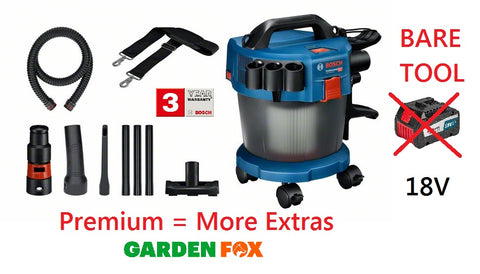 new £144.97 BARE TOOL Bosch GAS18V-10L - PREMIUM - VACUUM 06019C6302 3165140995405
