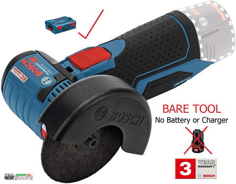 new BARE TOOL £117.97 Bosch GWS 12V-76 cordless ANGLE GRINDER 06019F2003 3165140843591