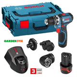 new £198.97 Bosch GSR 12V-15 FC Combination KIT/SET 06019F6070 3165140847728