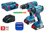 new £245.97 Bosch TWIN GSB18V-21 & GDR18V-160 2.0 L-Boxx 06019G5172 3165140943161