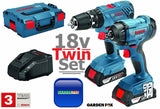 new £245.97 Bosch TWIN GSB18V-21 & GDR18V-160 2.0 L-Boxx 06019G5172 3165140943161