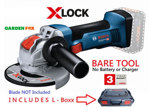 New £167.97 Bare Tool BOSCH GWX 18V-8 L-Boxx Angle Grinder 06019J7000 3165140996938